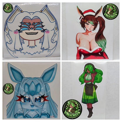 Custom Art Commission Sticker! - Water-Resistant Vinyl Sticker!