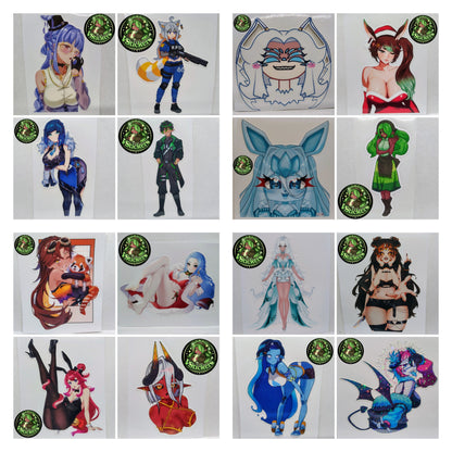 Custom Art Commission Sticker! - Water-Resistant Vinyl Sticker!