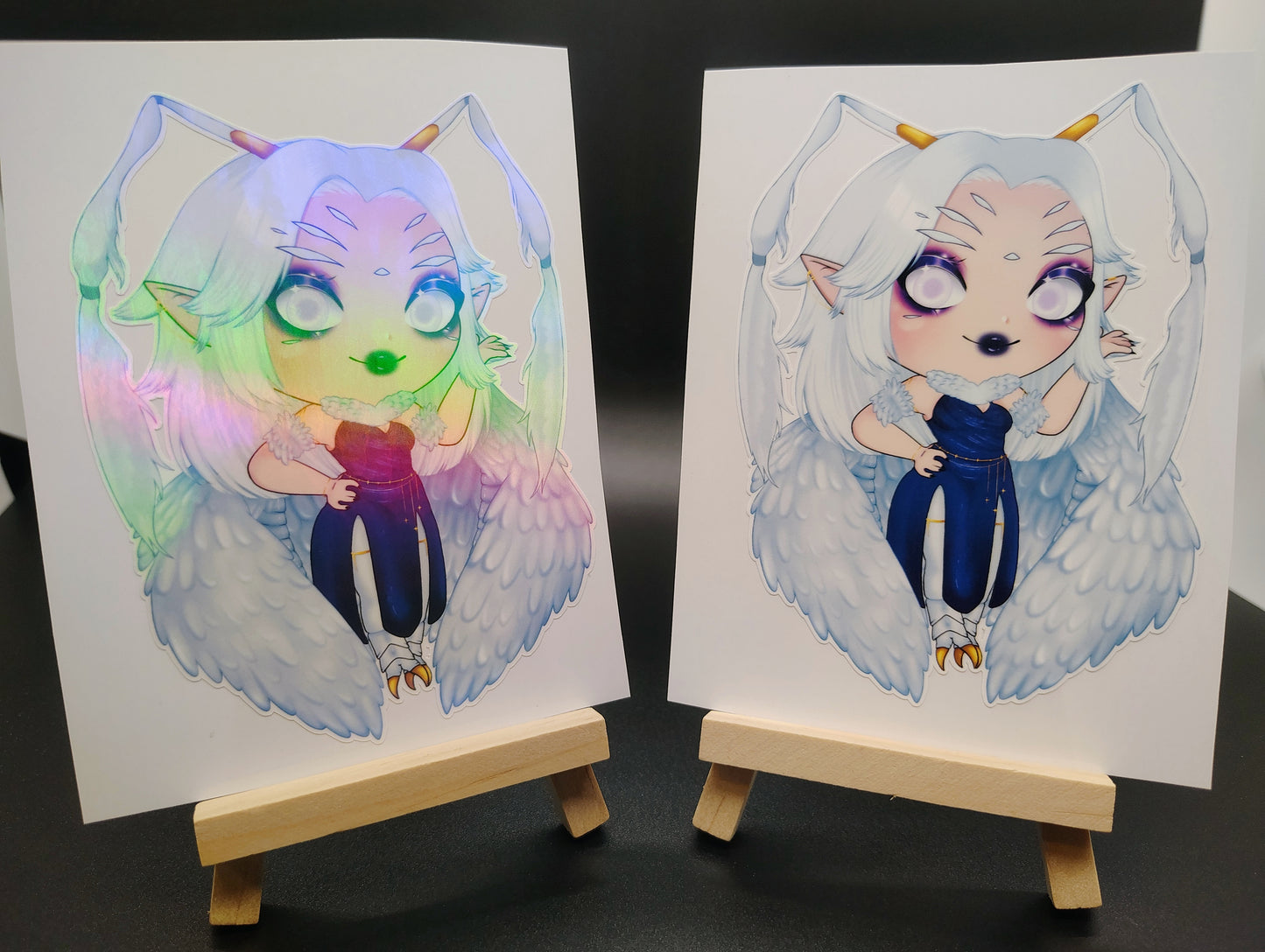 [VTuber] zebiiLIVE Fan Art Sticker! Holographic Versions Available! Water-Resistant Vinyl Sticker!