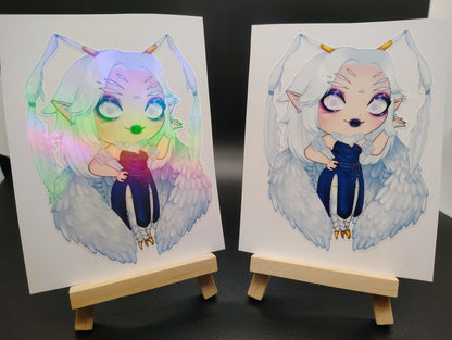 [VTuber] zebiiLIVE Fan Art Sticker! Holographic Versions Available! Water-Resistant Vinyl Sticker!
