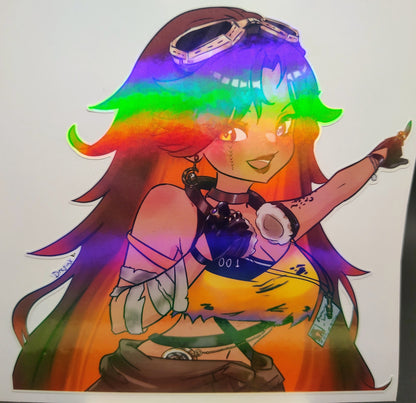 [VTuber] Laura the Explaura Fan Art Charity Sticker!