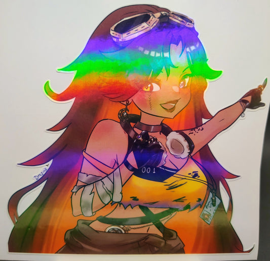 [VTuber] Laura the Explaura Fan Art Charity Sticker!