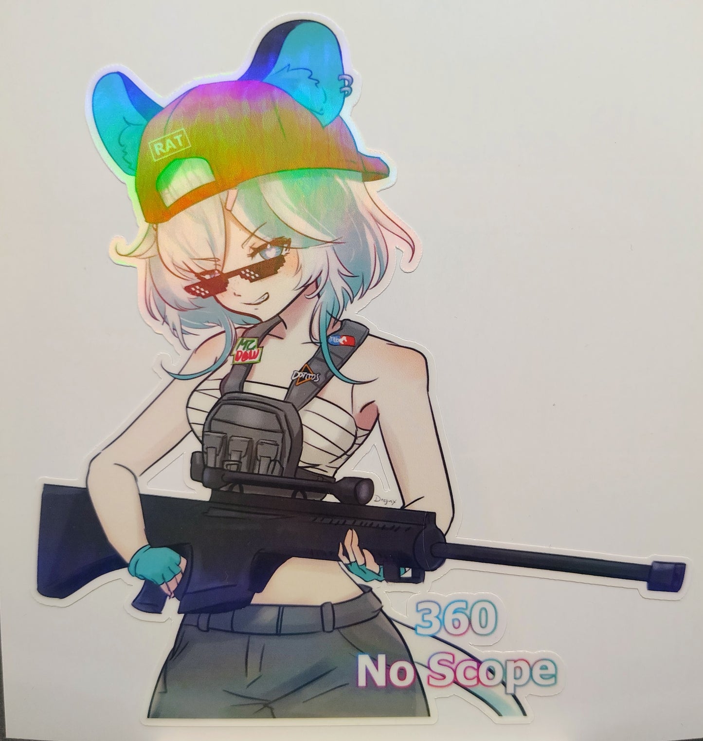 [VTuber] Kourra 360 No Scope Fan Art Sticker!