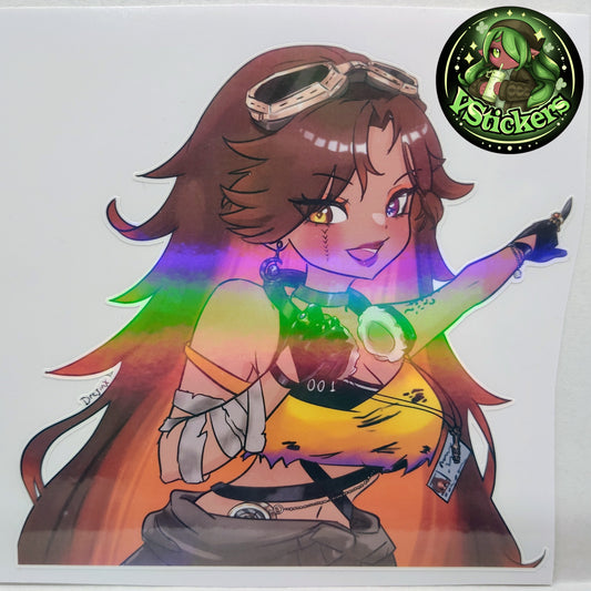 [VTuber] Laura the Explaura Fan Art Charity Sticker!