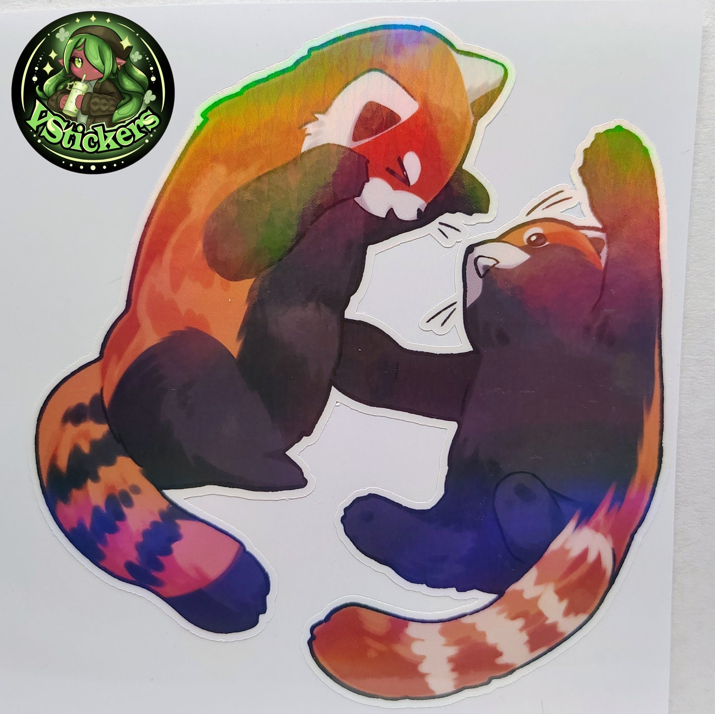 [VTuber] Laura the Explaura Playing Red Pandas Fan Art Charity Sticker!
