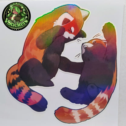[VTuber] Laura the Explaura Playing Red Pandas Fan Art Charity Sticker!