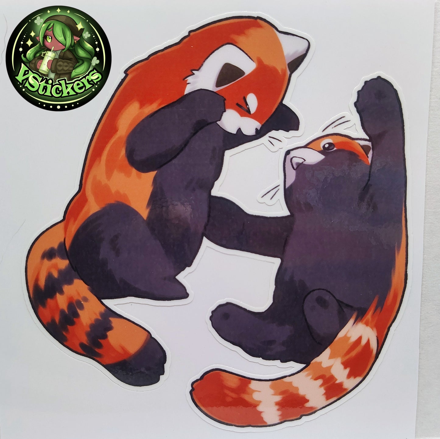 [VTuber] Laura the Explaura Playing Red Pandas Fan Art Charity Sticker!