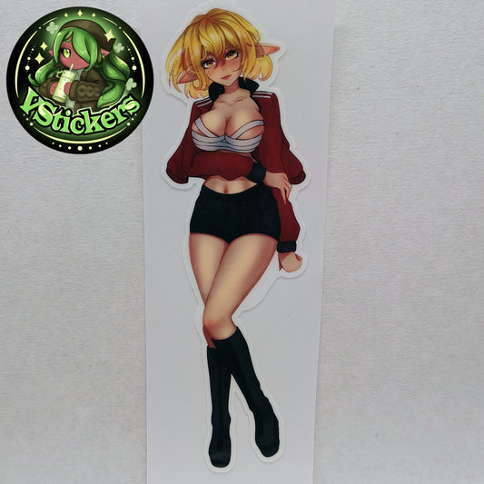 [OC] Selene X Alternate Outfit Water-Resistant Vinyl Sticker!