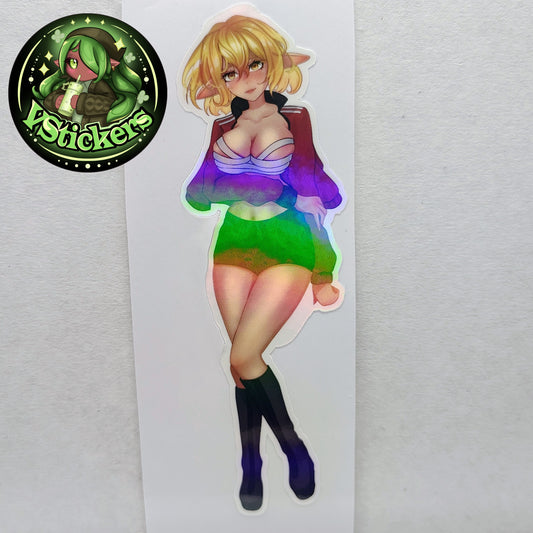 [OC] Selene X Alternate Outfit Water-Resistant Vinyl Sticker!