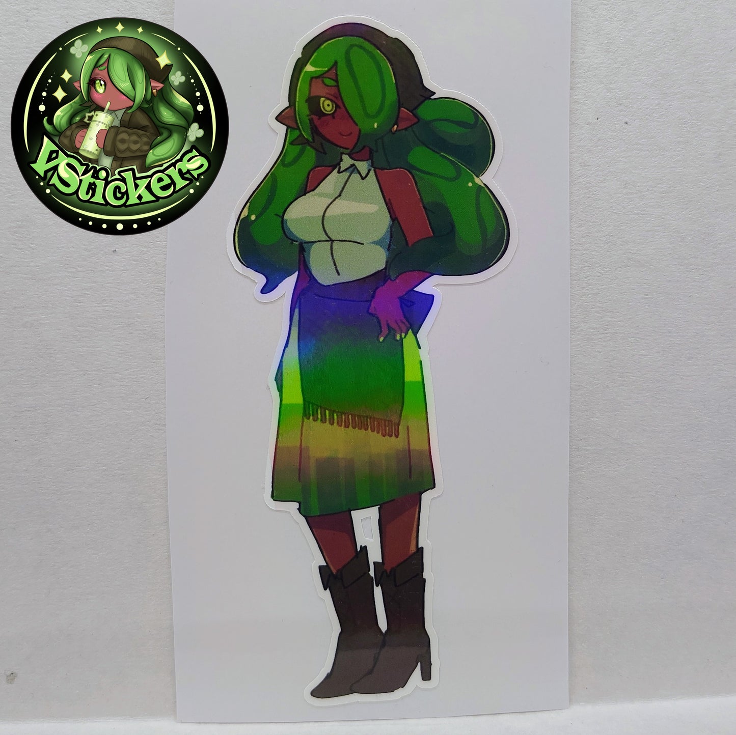 [OC] Emeralda Water-Resistant Vinyl Sticker!
