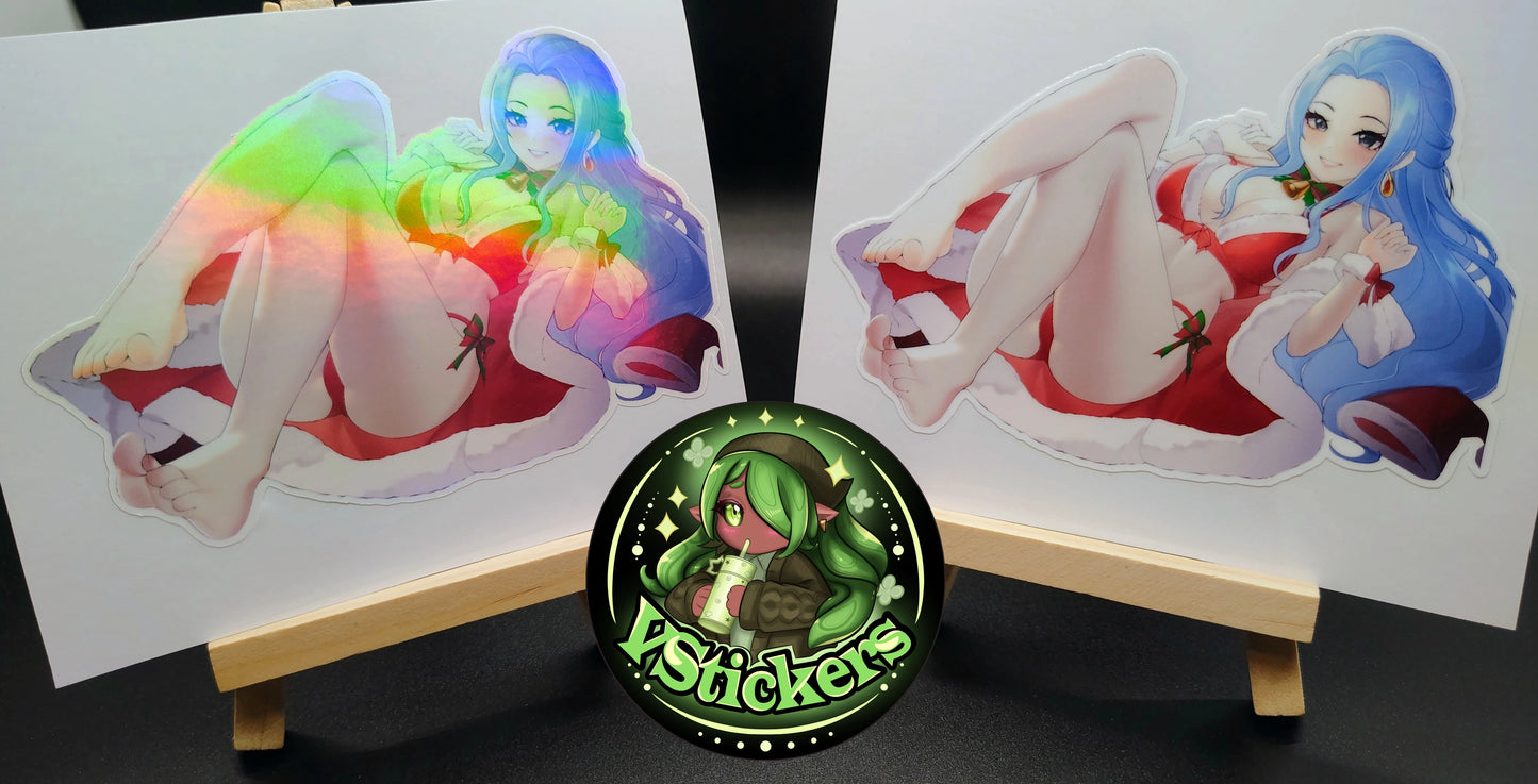 [Anime] Holiday Nefertari Vivi Fan Art Water-Resistant Vinyl Sticker! Fan-Made Merchandise!