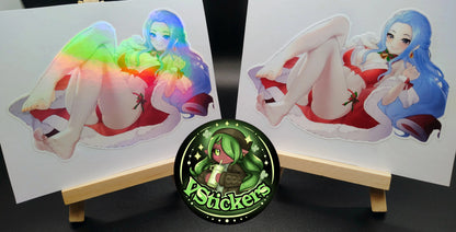 [Anime] Holiday Nefertari Vivi Fan Art Water-Resistant Vinyl Sticker! Fan-Made Merchandise!