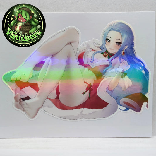 [Anime] Holiday Nefertari Vivi Fan Art Water-Resistant Vinyl Sticker! Fan-Made Merchandise!