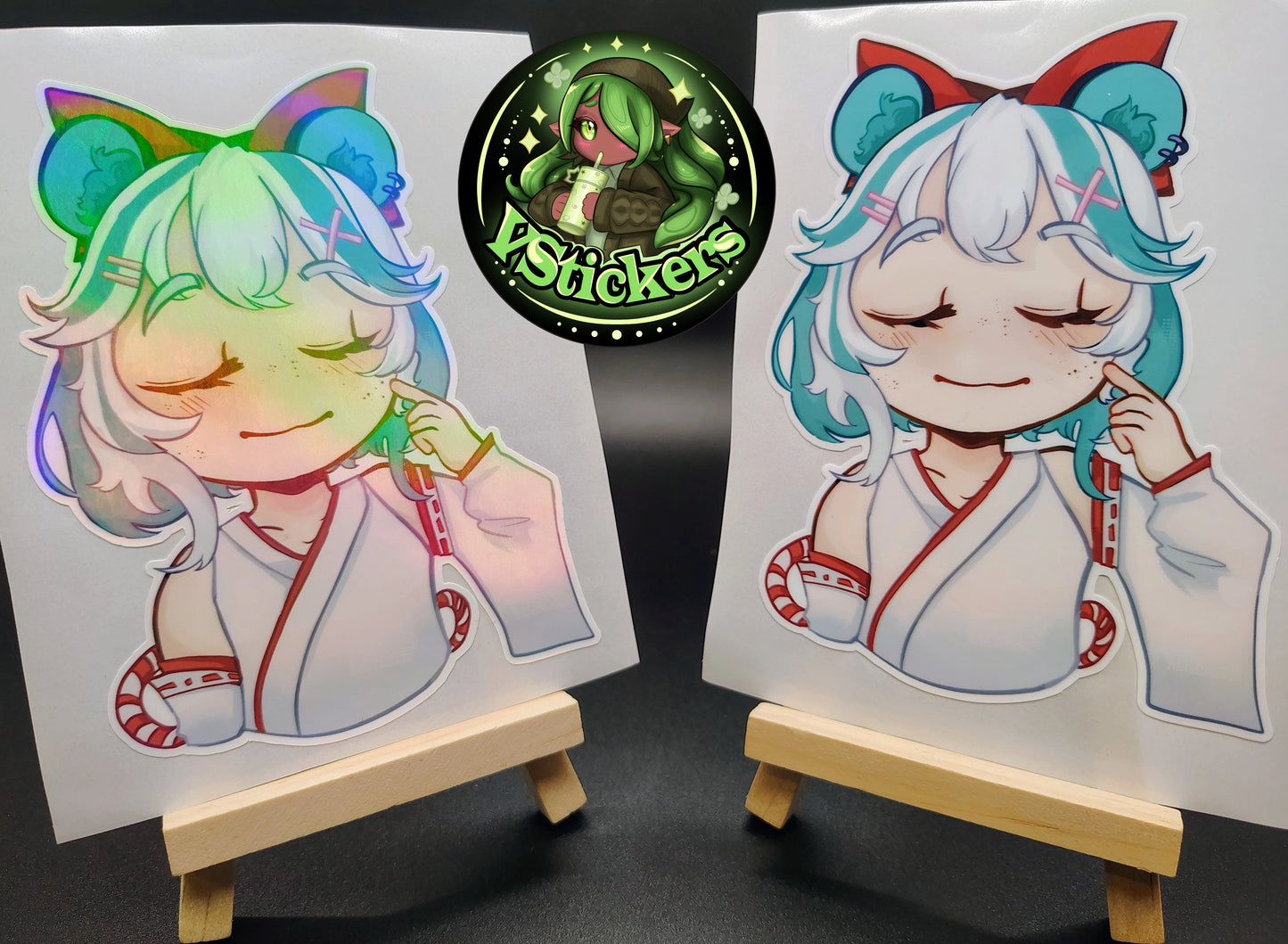 [VTuber] Chibi Kourra - Fan Art Water-Resistant Vinyl Sticker!