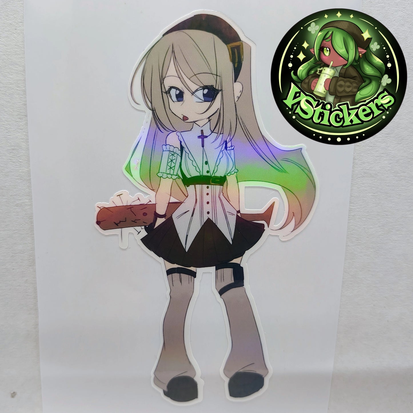 [OC] Crossia Thalius the Spy! - Water-Resistant Vinyl Sticker!