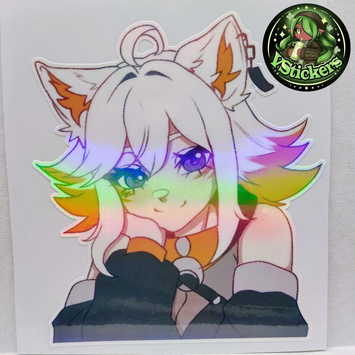 [VTuber] Deme Fan Art Sticker #2! Water-Resistant Vinyl Sticker!
