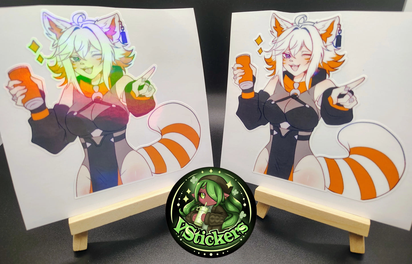 [VTuber] Deme Fan Art Sticker #3! Water-Resistant Vinyl Sticker!