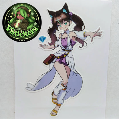 [OC] Crystal Carnie (Noelle Silva Cosplay!) - Water-Resistant Vinyl Sticker!