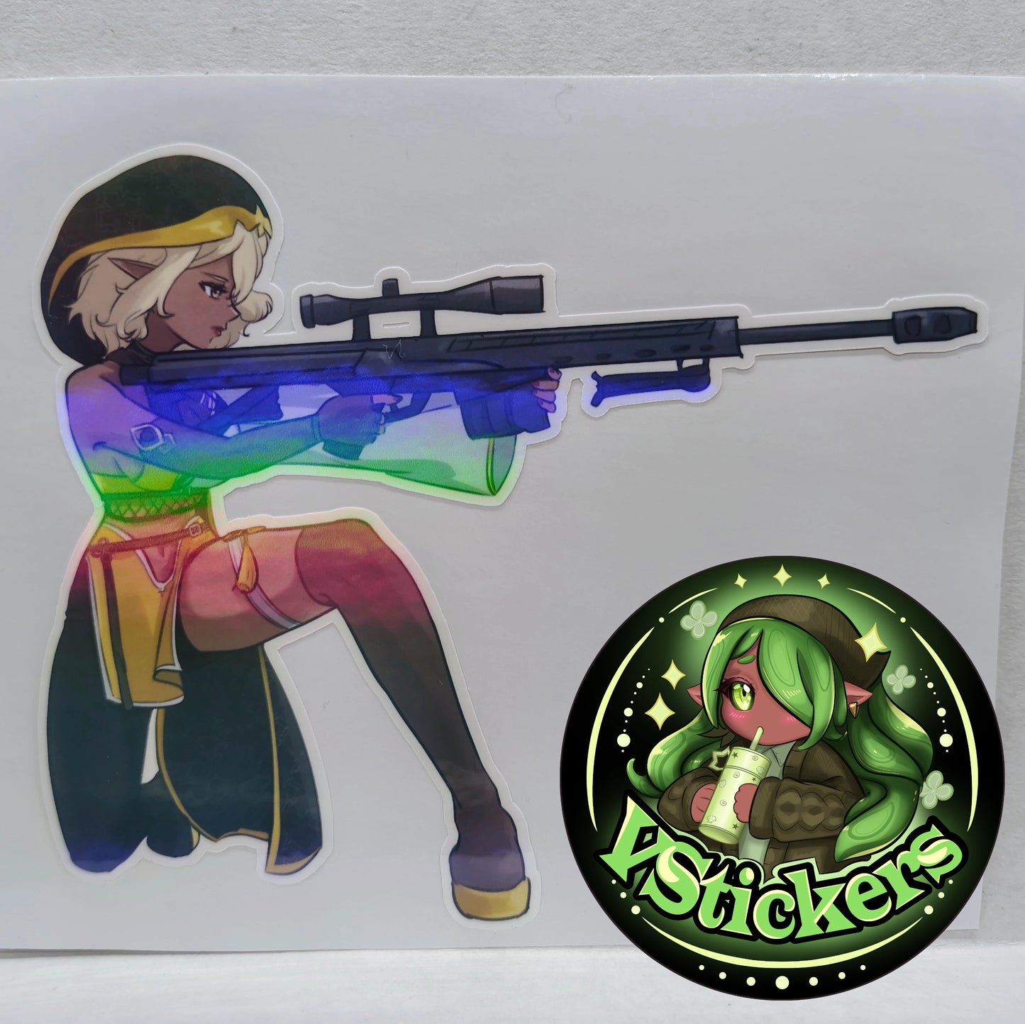 [OC] Selene X Sniper Assassin Sticker! - Water-Resistant Vinyl Sticker!