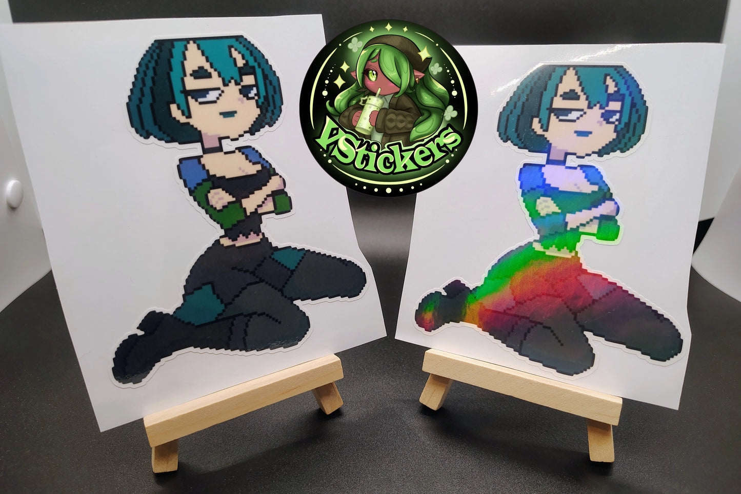 [Total Drama Island] Pixel Gwen Fan Art Water-Resistant Vinyl Sticker! Fan-Made Merchandise!
