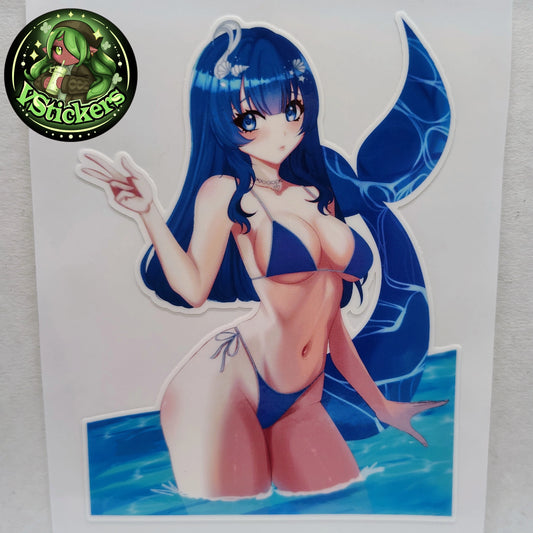[VTuber] LunahFae Bikini Fan Art Sticker! - Water-Resistant Fan Art Vinyl Sticker!