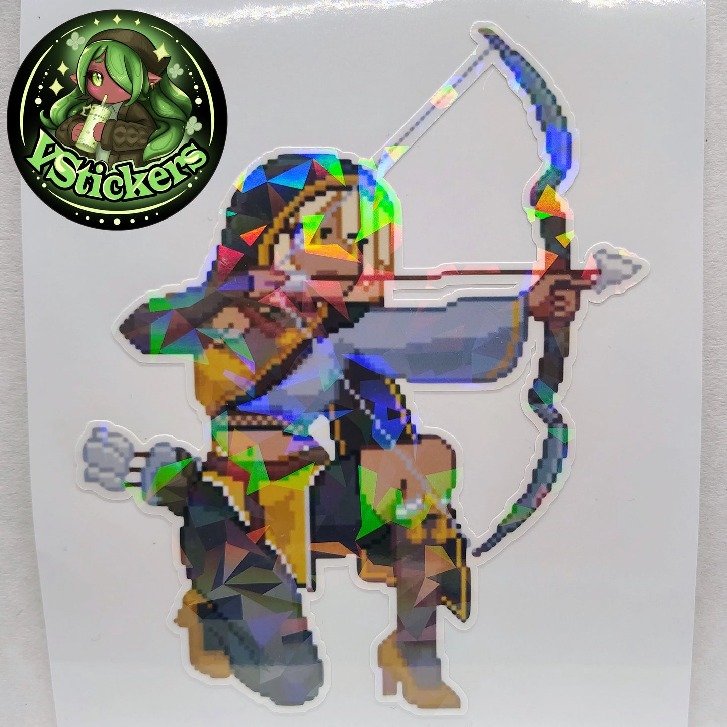 [OC] Selene X Pixel Art Sticker! Water-Resistant Vinyl Sticker!