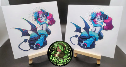 [VTuber] Fream Fan Art Sticker! - Water-Resistant Fan Art Vinyl Sticker!