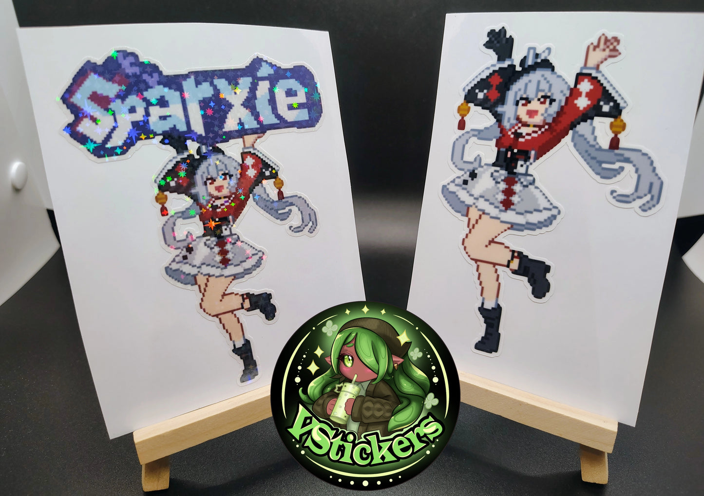 [Honkai Star Rail] Pixel Sparxie Fan Art Water-Resistant Vinyl Sticker! Fan-Made Merchandise!