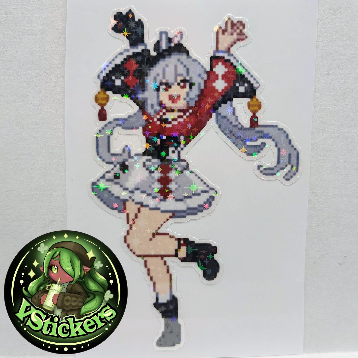 [Honkai Star Rail] Pixel Sparxie Fan Art Water-Resistant Vinyl Sticker! Fan-Made Merchandise!