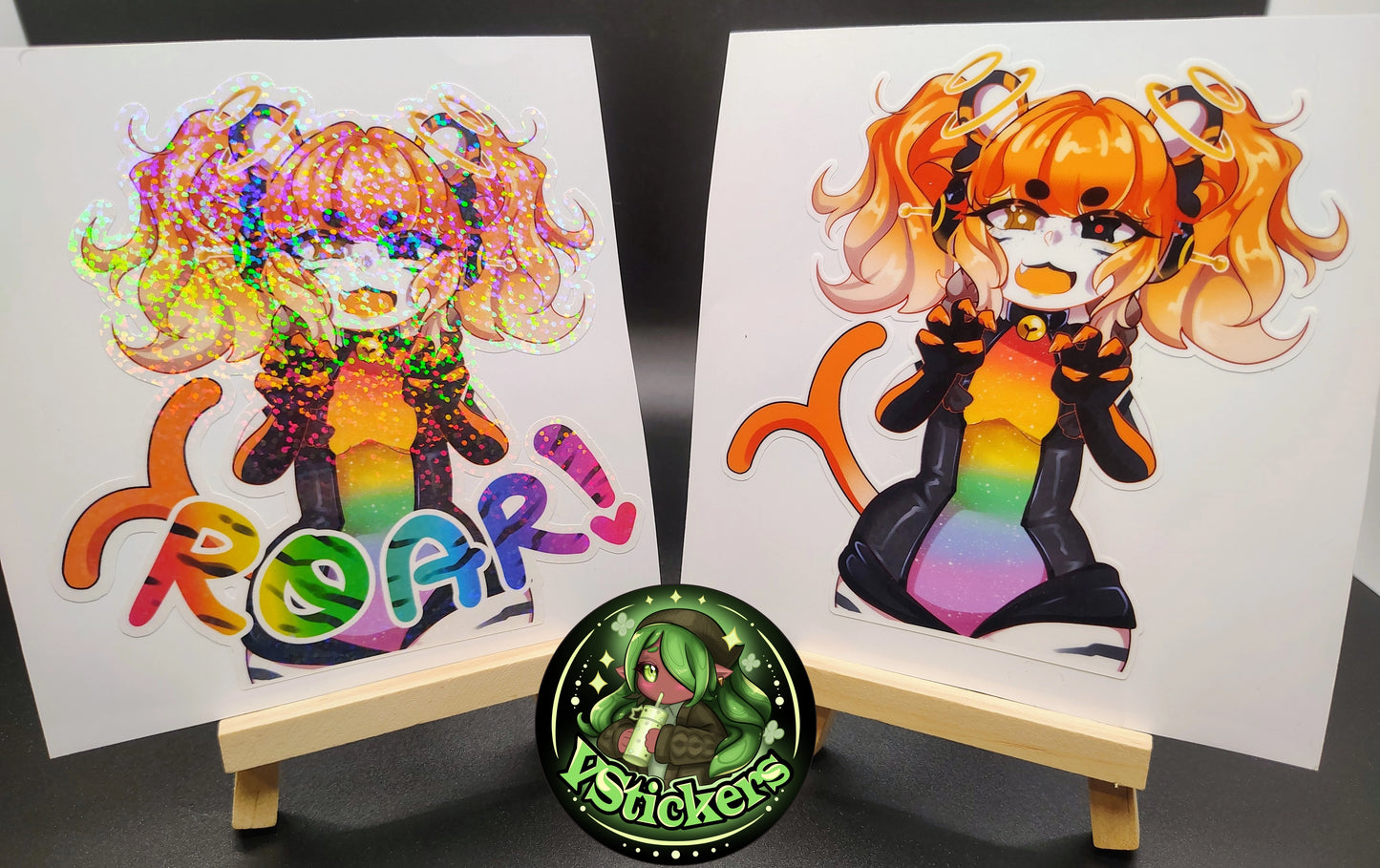 [OC] Falaria Tipeach Tiger ROAR! - Water-Resistant Vinyl Sticker!
