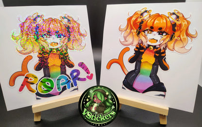 [OC] Falaria Tipeach Tiger ROAR! - Water-Resistant Vinyl Sticker!