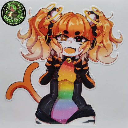 [OC] Falaria Tipeach Tiger ROAR! - Water-Resistant Vinyl Sticker!