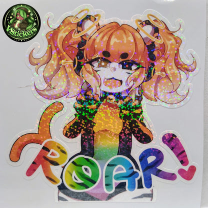 [OC] Falaria Tipeach Tiger ROAR! - Water-Resistant Vinyl Sticker!