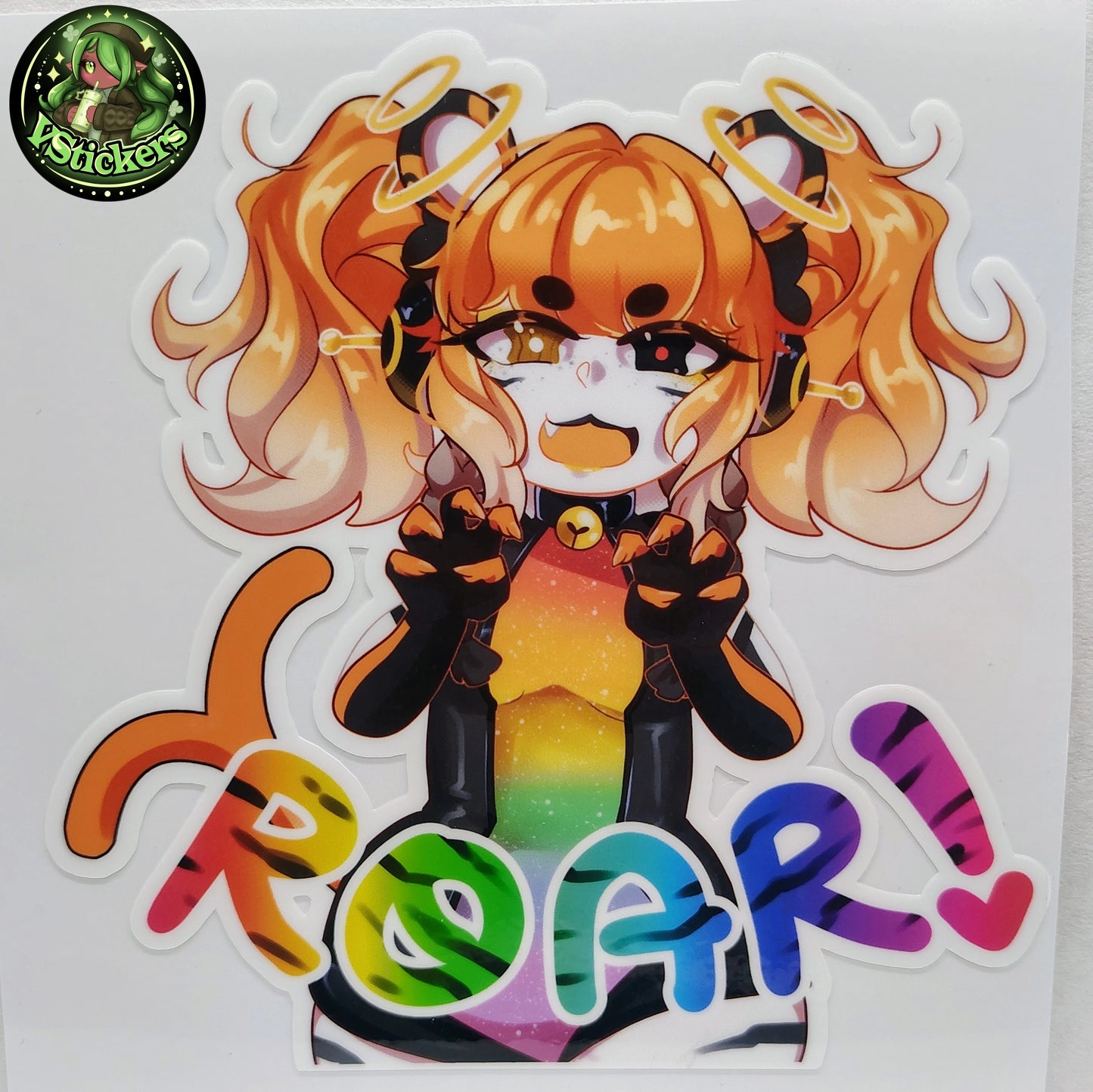 [OC] Falaria Tipeach Tiger ROAR! - Water-Resistant Vinyl Sticker!