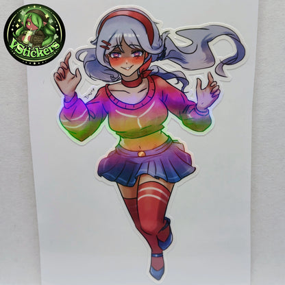 [OC] Juria Yishu (MiSide - Mita Cosplay!) - Water-Resistant Vinyl Sticker!