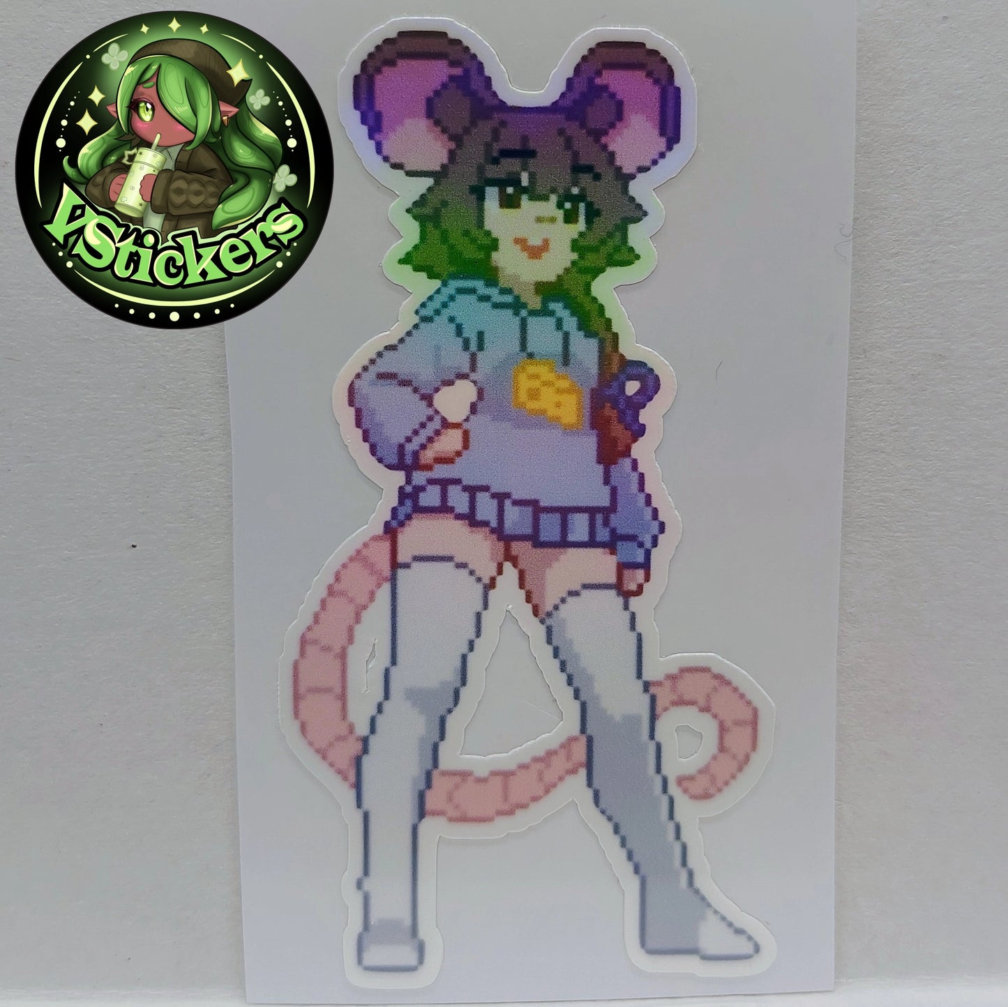[VTuber] ZumiVT Pixel Fan Art Sticker! Water-Resistant Vinyl Sticker!