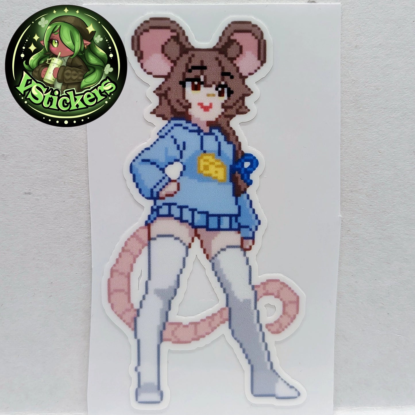 [VTuber] ZumiVT Pixel Fan Art Sticker! Water-Resistant Vinyl Sticker!
