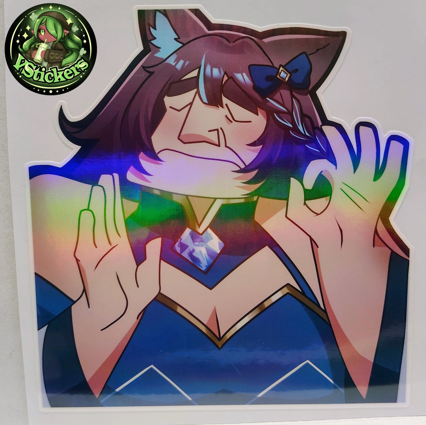 [OC] Crystal Carnie Perfect Meme Emoji! Water-Resistant Vinyl Sticker!