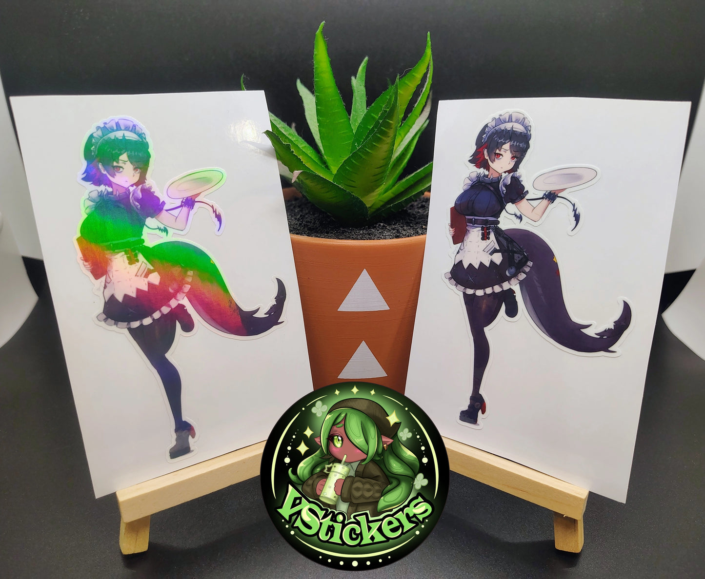 [Zenless Zone Zero] Ellen Joe Maid Fan Art Water-Resistant Vinyl Sticker! Fan-Made Merchandise!