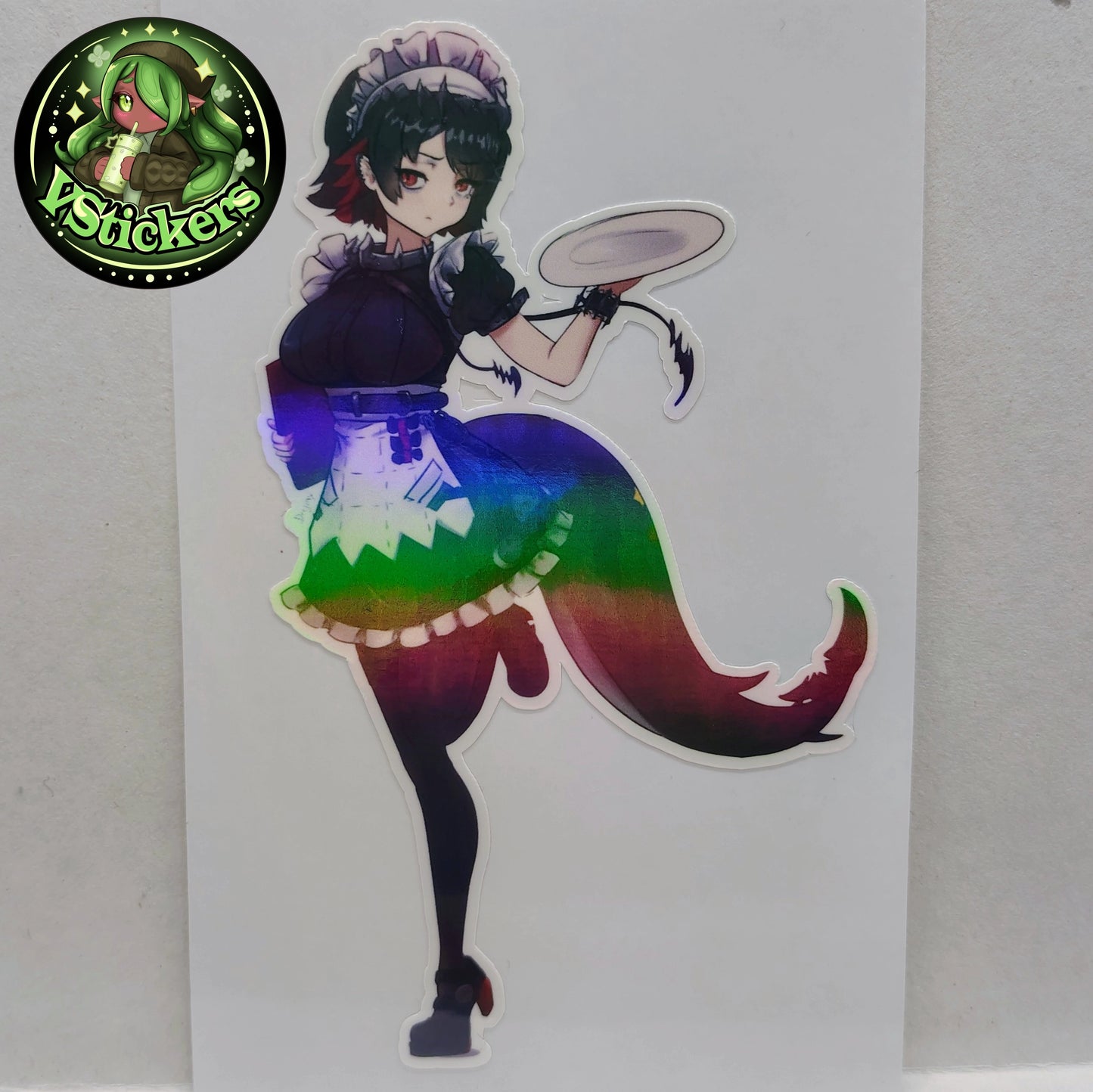 [Zenless Zone Zero] Ellen Joe Maid Fan Art Water-Resistant Vinyl Sticker! Fan-Made Merchandise!
