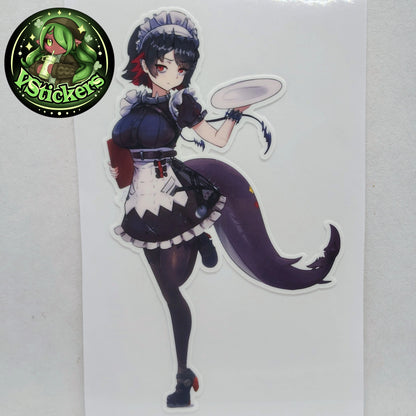 [Zenless Zone Zero] Ellen Joe Maid Fan Art Water-Resistant Vinyl Sticker! Fan-Made Merchandise!