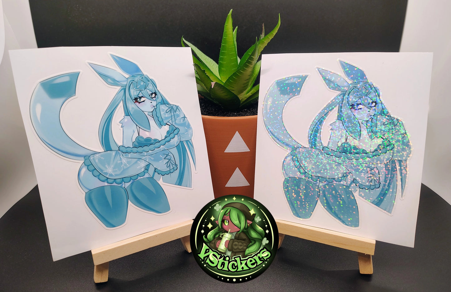 [OC] Aisia Clueless & Thicc Version! - Water-Resistant Vinyl Sticker & Print!