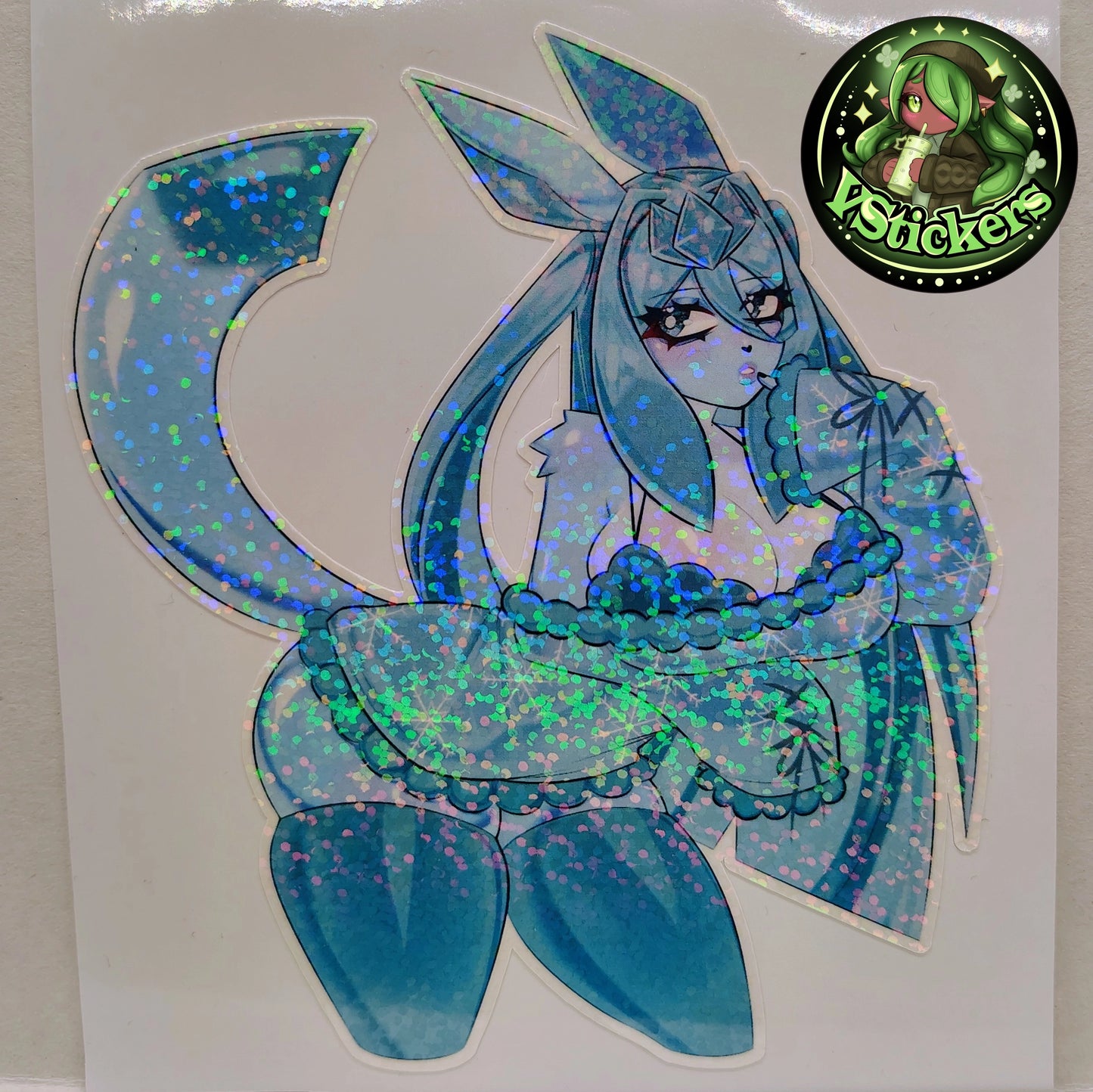 [OC] Aisia Clueless & Thicc Version! - Water-Resistant Vinyl Sticker & Print!