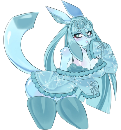 [OC] Aisia Clueless & Thicc Version! - Water-Resistant Vinyl Sticker & Print!