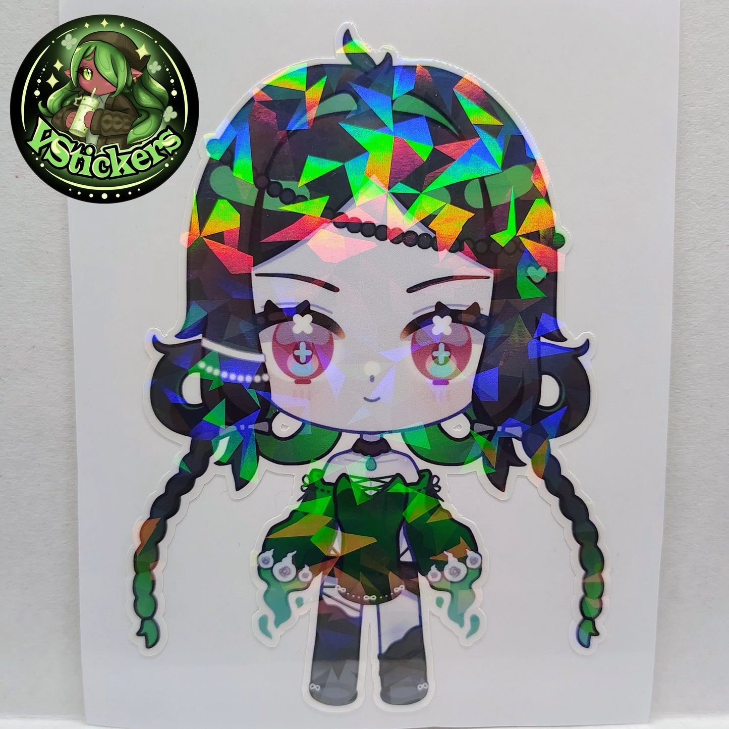 [OC] Yumikaze Phallura Chibi Sticker! Water-Resistant Vinyl Sticker!