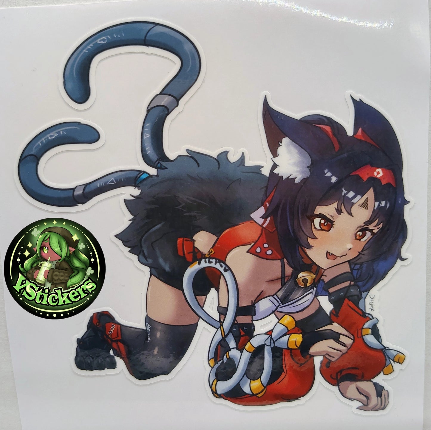 [Zenless Zone Zero] Nekomiya Fan Art Water-Resistant Vinyl Sticker! Fan-Made Merchandise!