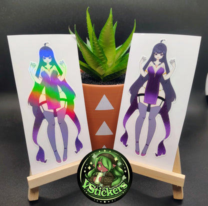 [OC] Ashley Razora the Lusty Mystic Mage Sticker! Water-Resistant Vinyl Sticker!