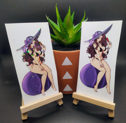 [VTuber] Akiphonic Beach Ball Bikini! - Water-Resistant Fan Art Vinyl Sticker!