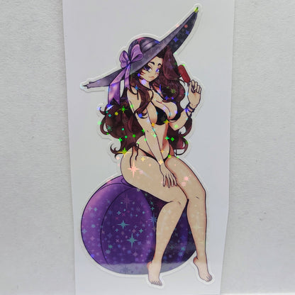 [VTuber] Akiphonic Beach Ball Bikini! - Water-Resistant Fan Art Vinyl Sticker!