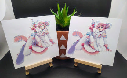 [VTuber] Mooni Space Model Fan Art Sticker! - Fan Art Water-Resistant Vinyl Sticker!